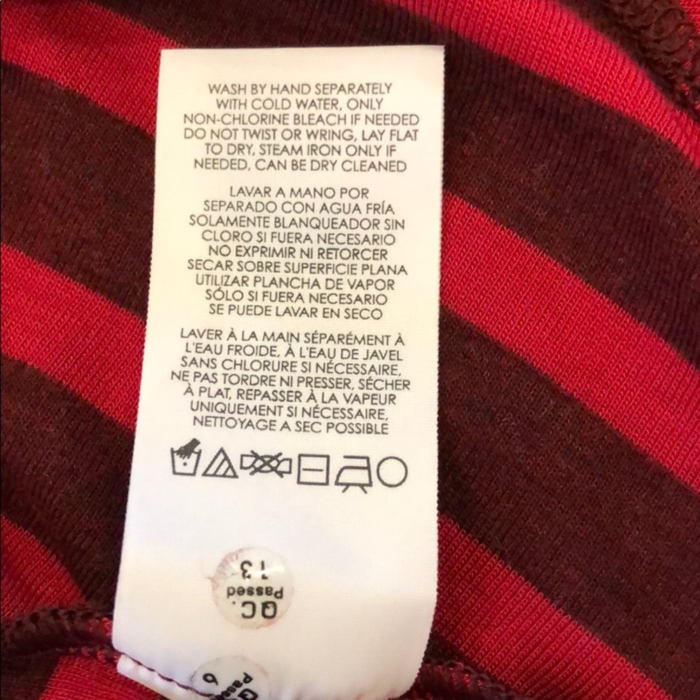 Cabi Striped Peplum Top - Picture 6 of 6
